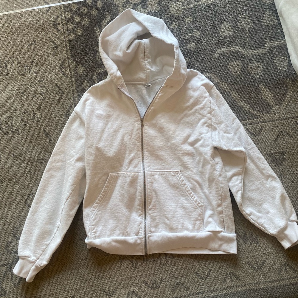 Los Angeles apperal white hoodie